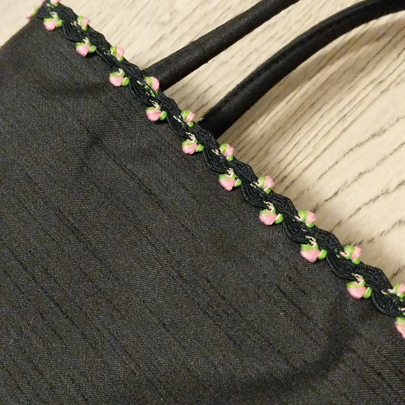 Esprit Black Mini Satchel Handbag with Detachable Shoulder Strap - Picture 2 of 5